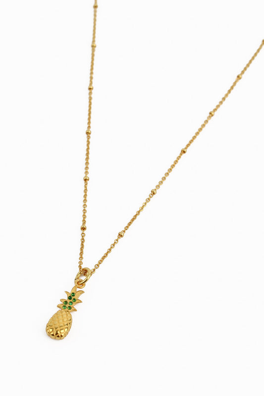PINEAPPLE CZ NECKLACE