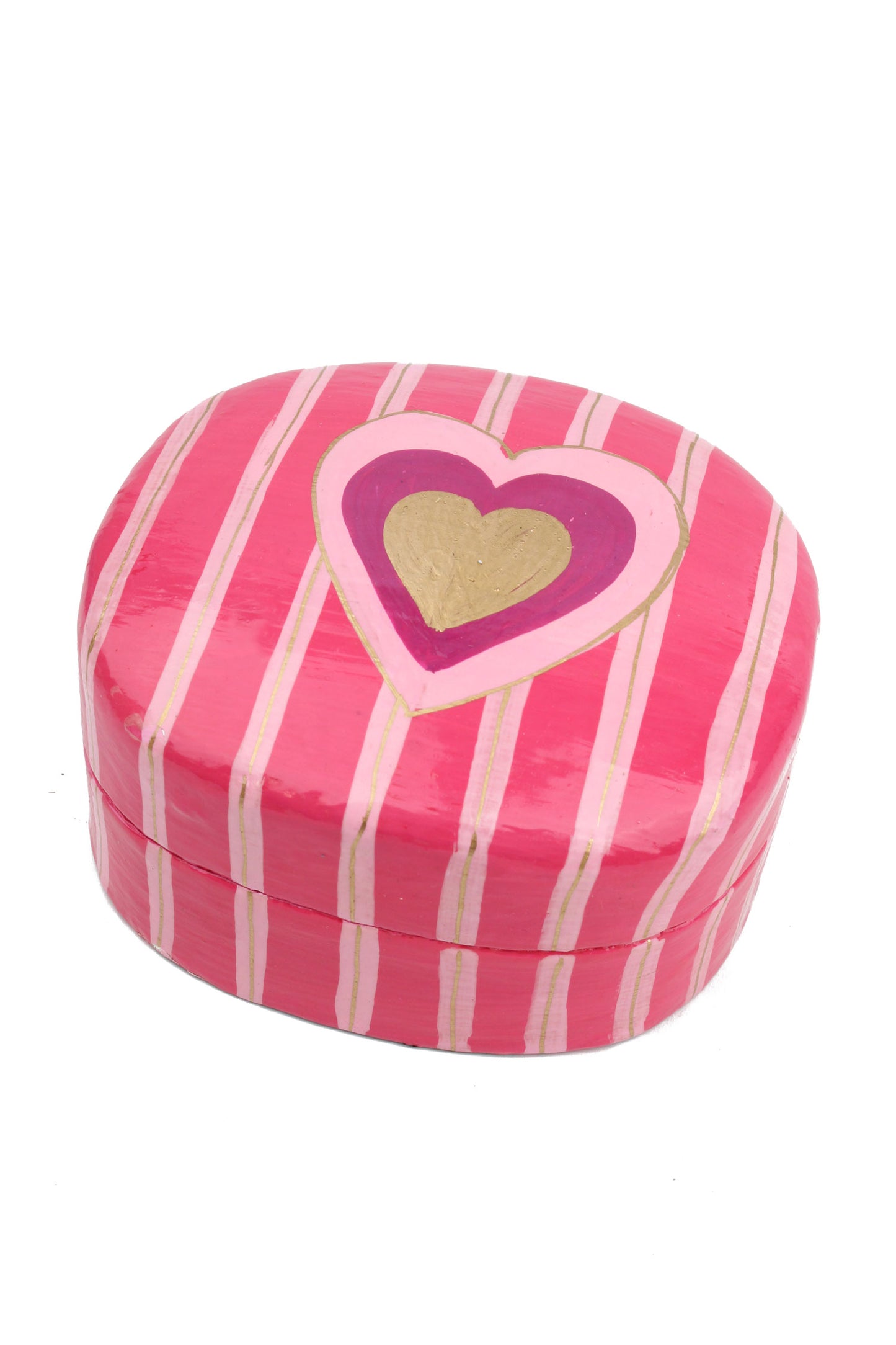 PINK HEART TRINKET BOX