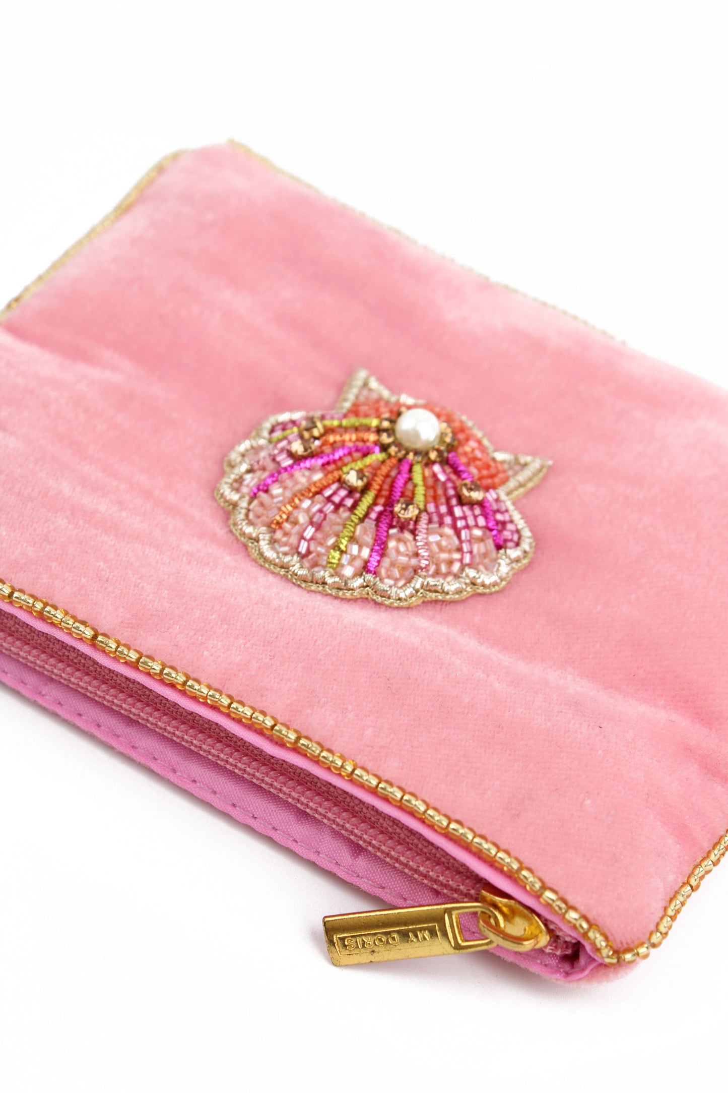 PINK SHELL SMALL POUCH