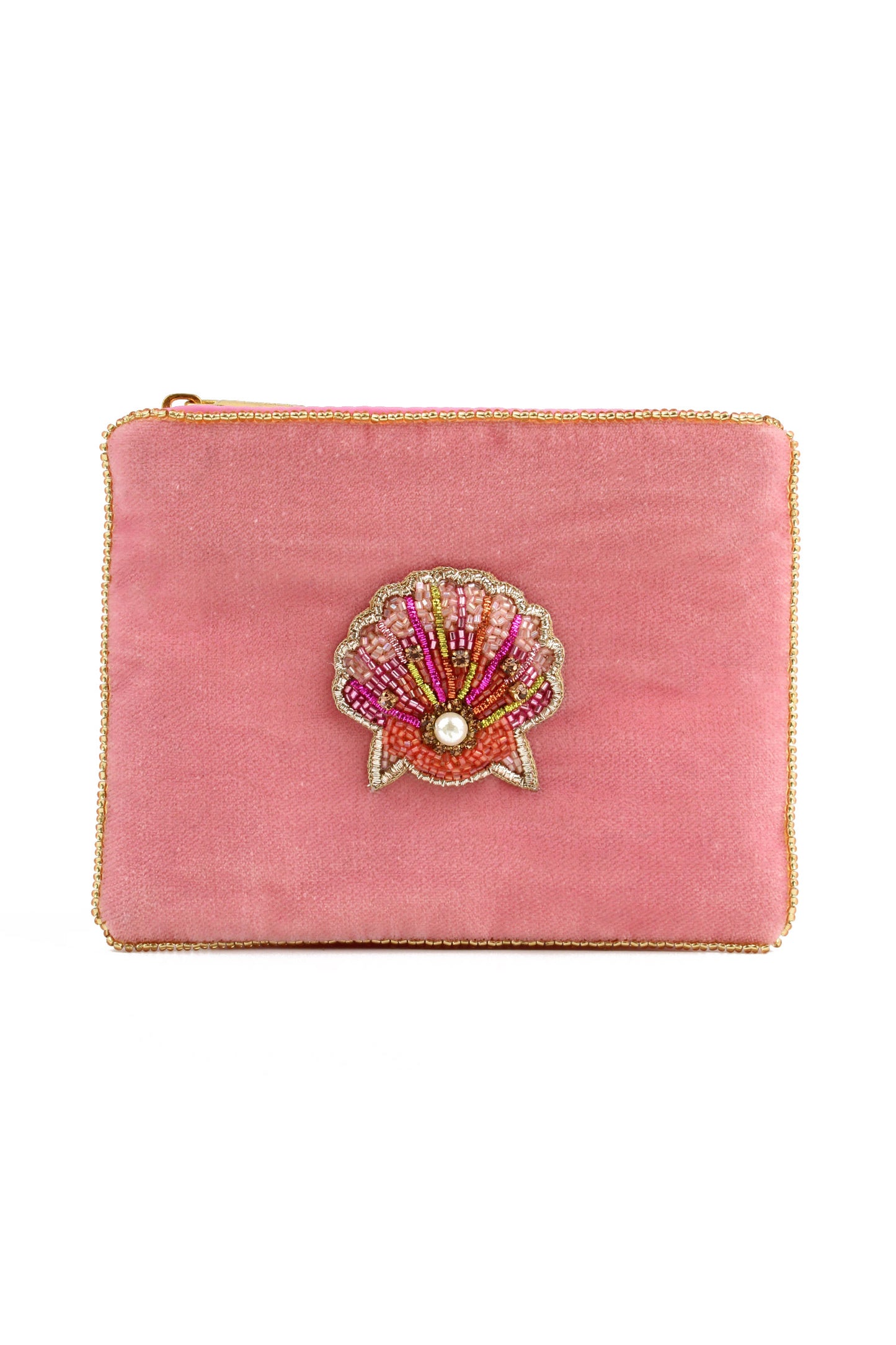 PINK SHELL SMALL POUCH