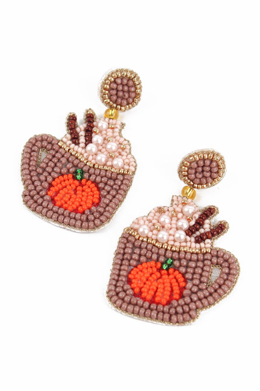 PUMPKIN SPICE EARRINGS
