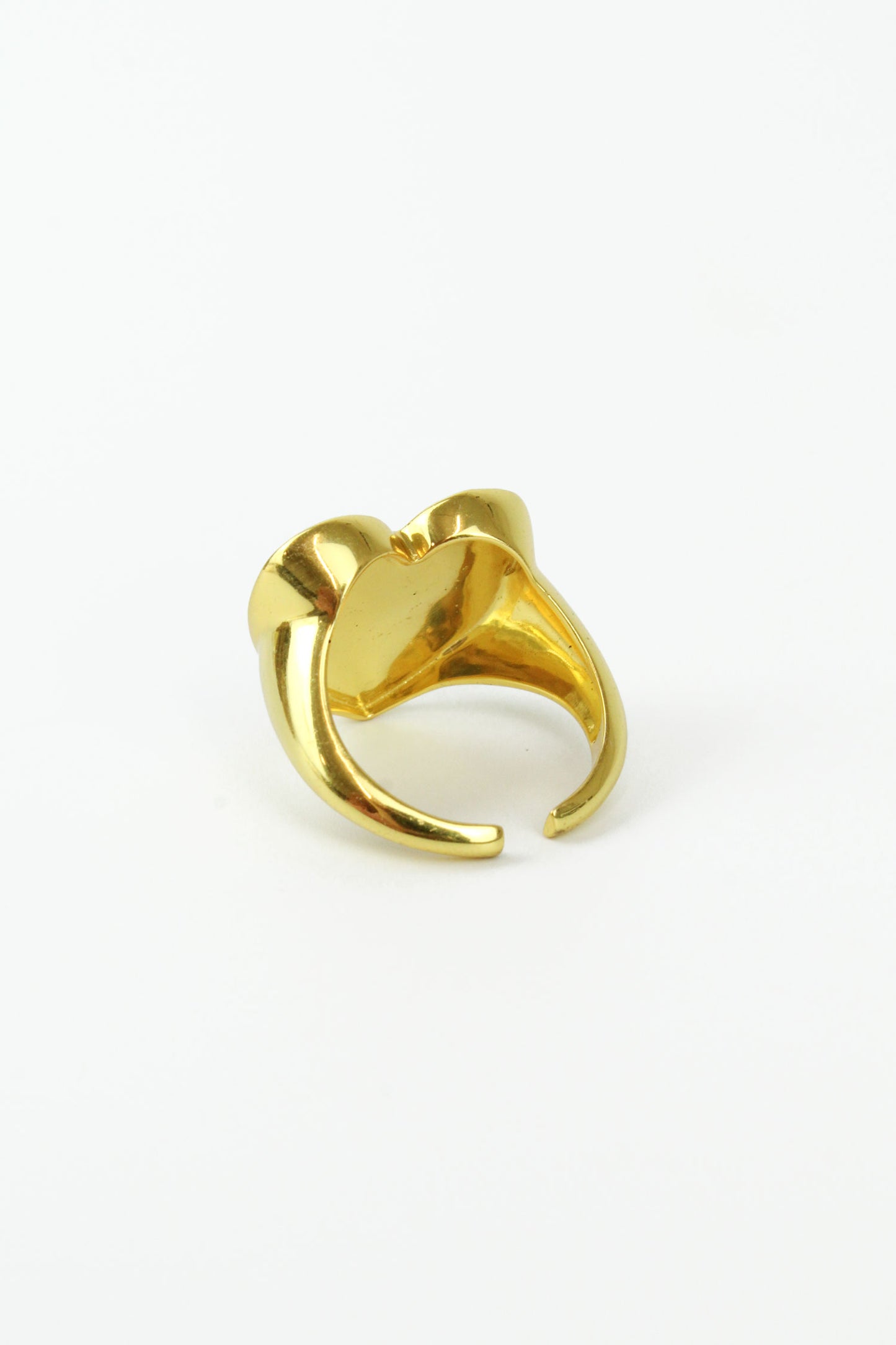 PINK ENAMEL HEART STAR RING (7965655040216)