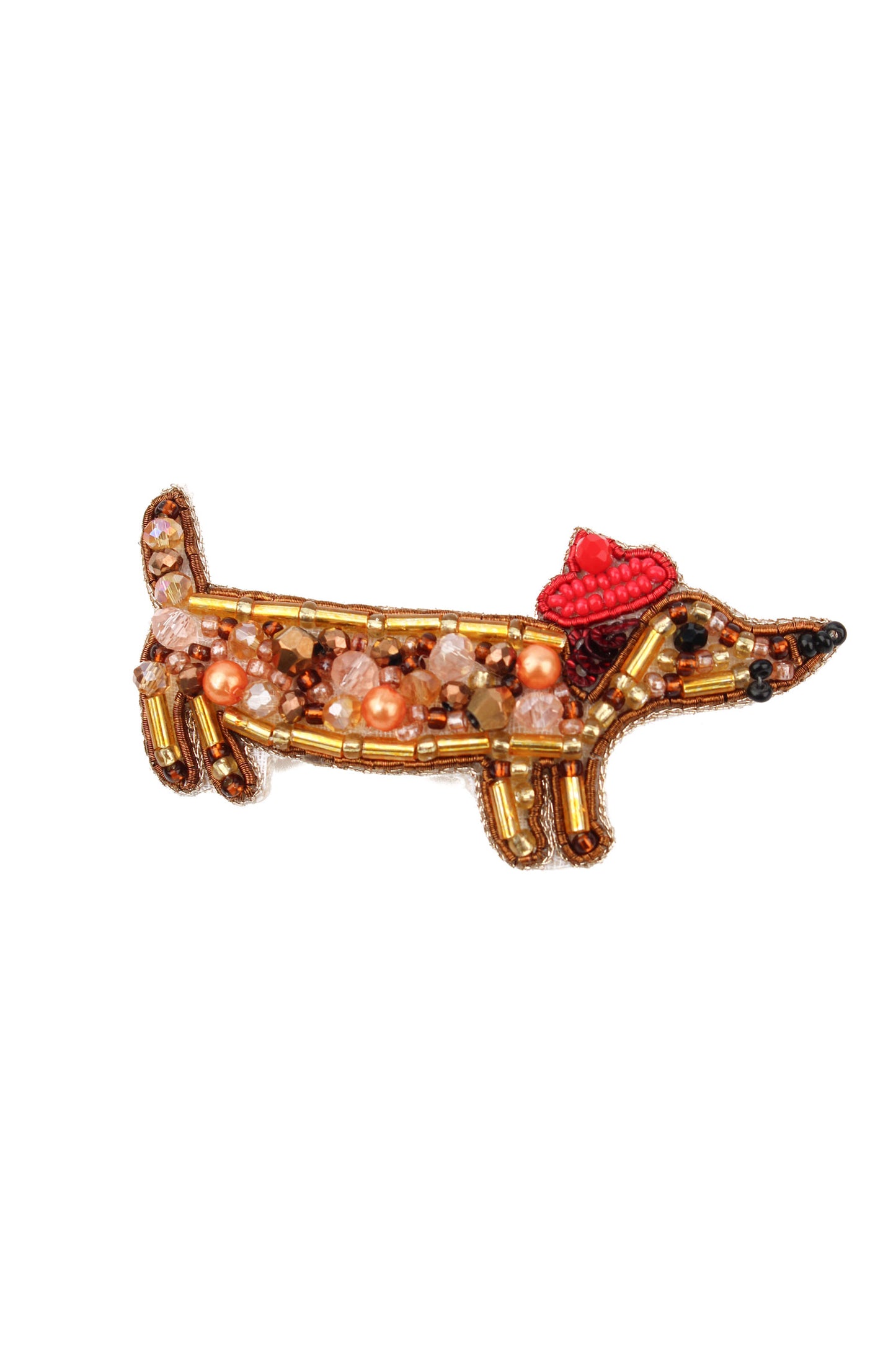SAUSAGE DOG BROOCH