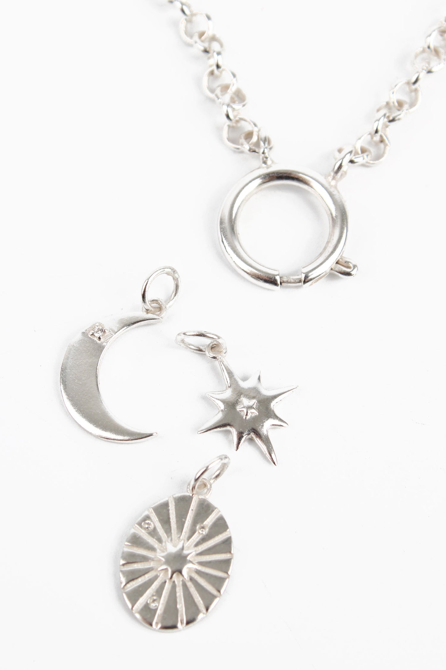 SILVER CHARM NECKLACE