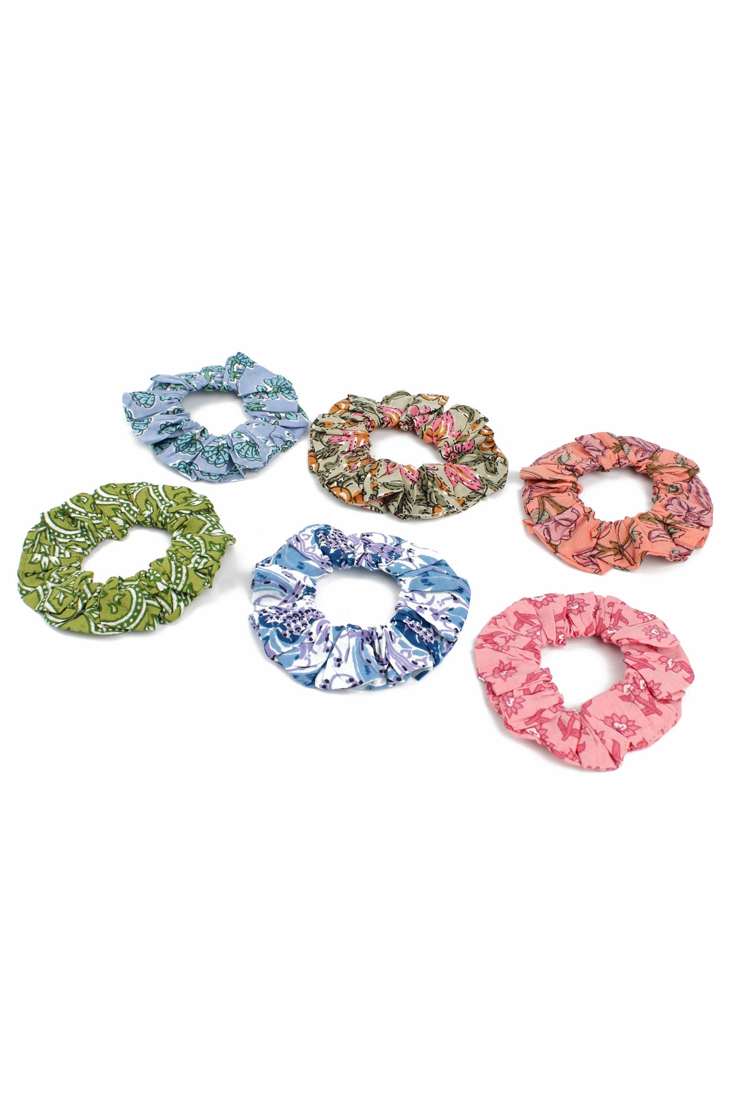 SMALL SCRUNCHIES PACK OF 6