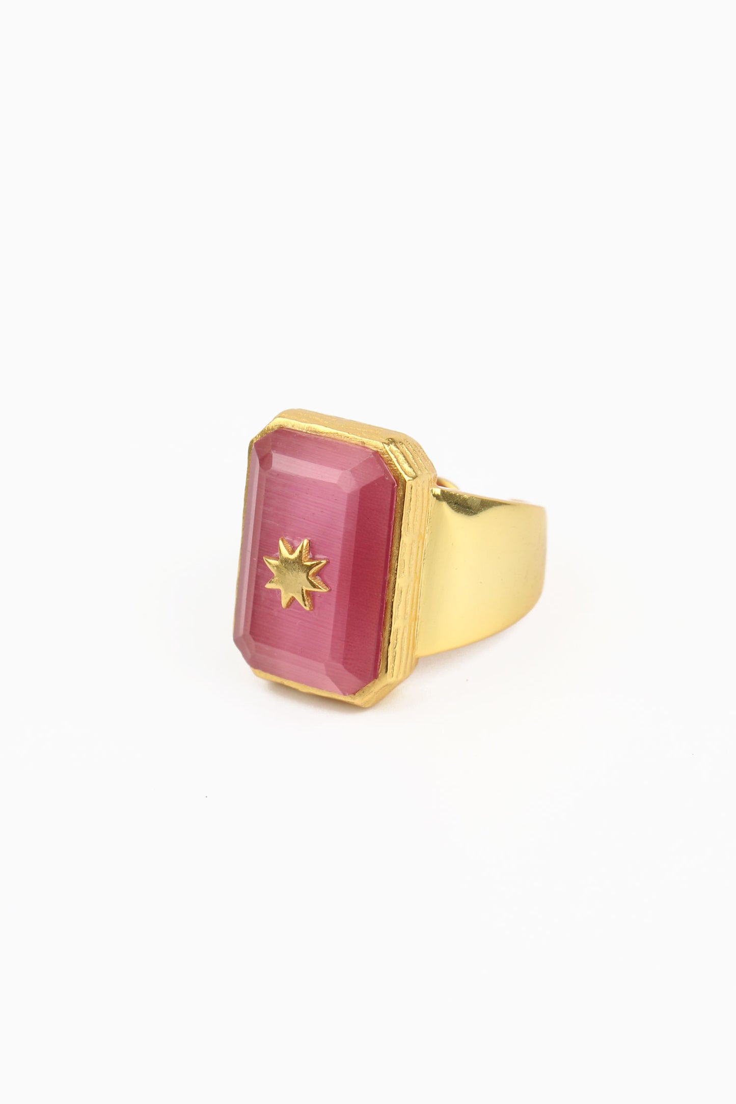 STATEMENT RING PINK MONALISA