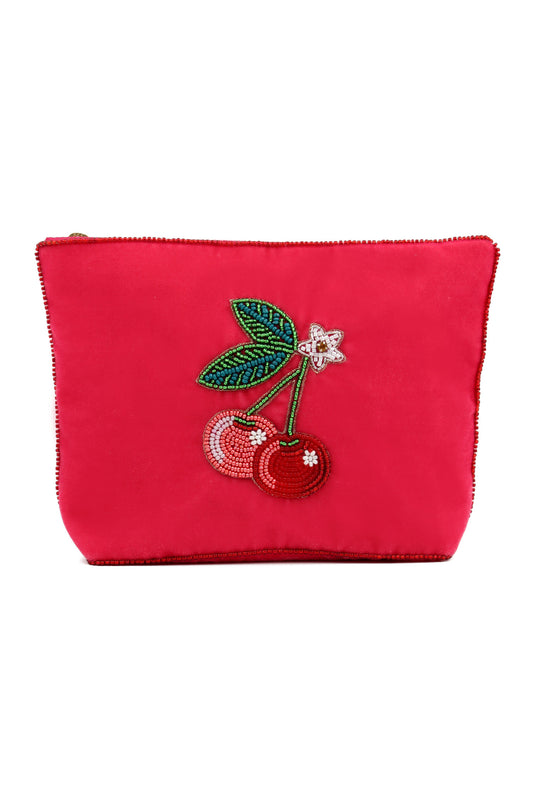 SUMMER CHERRY MEDIUM POUCH