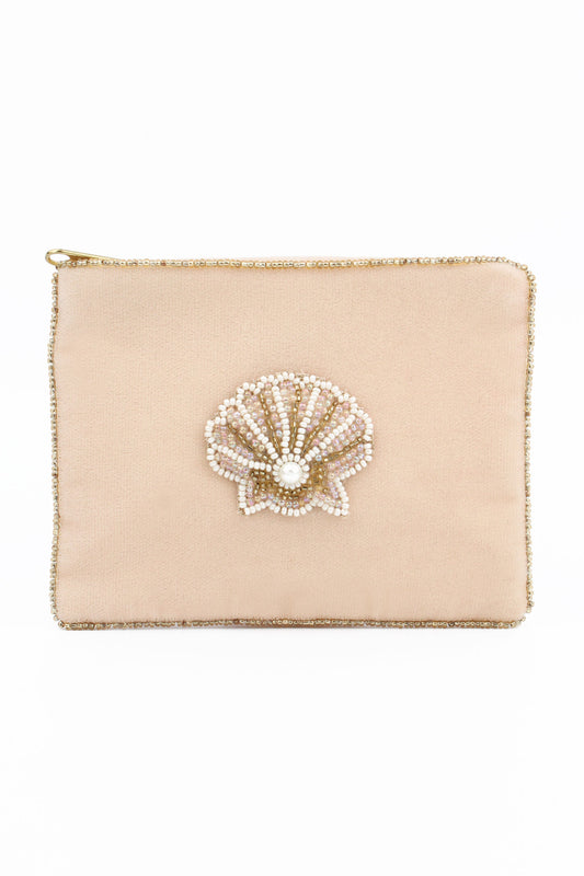 IVORY SHELL SMALL POUCH
