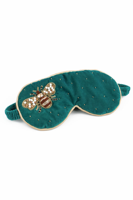 TEAL GOLDEN BEE SLEEP EYE MASK