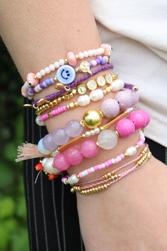 THE PINK ONE: PACK OF 10 BRACELETS