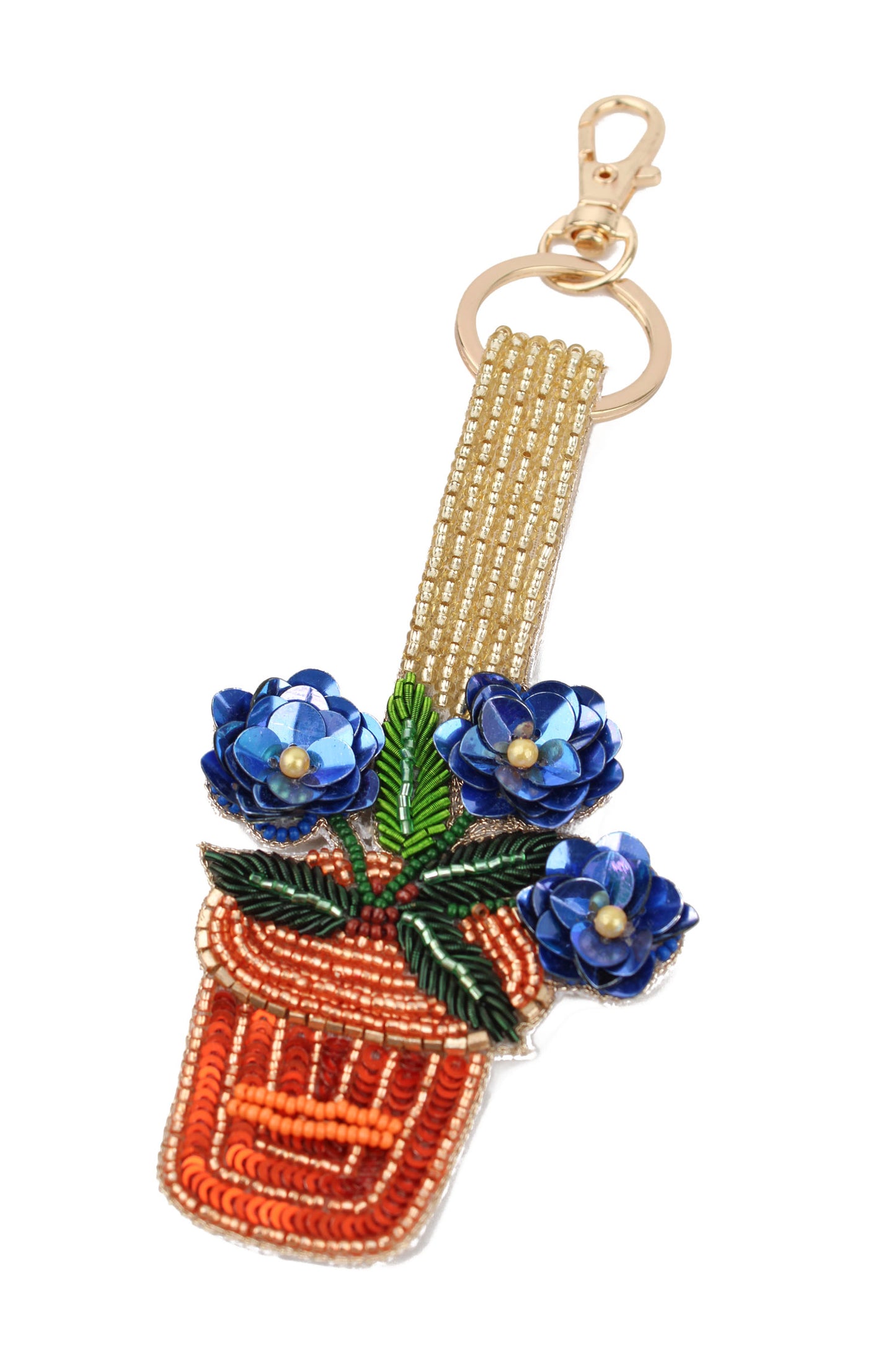 FLOWER POT KEYRING