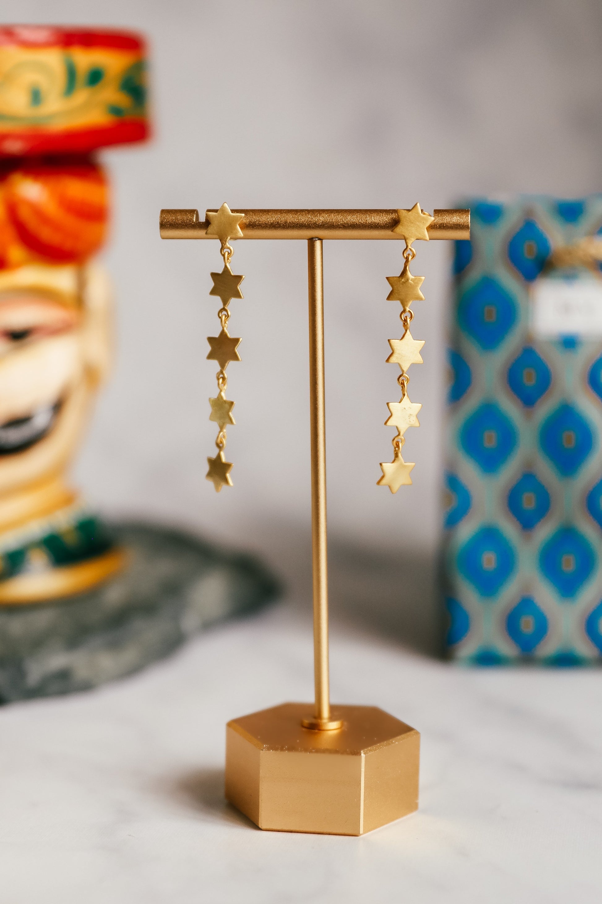 STAR DROP EARRINGS (5710857404577)