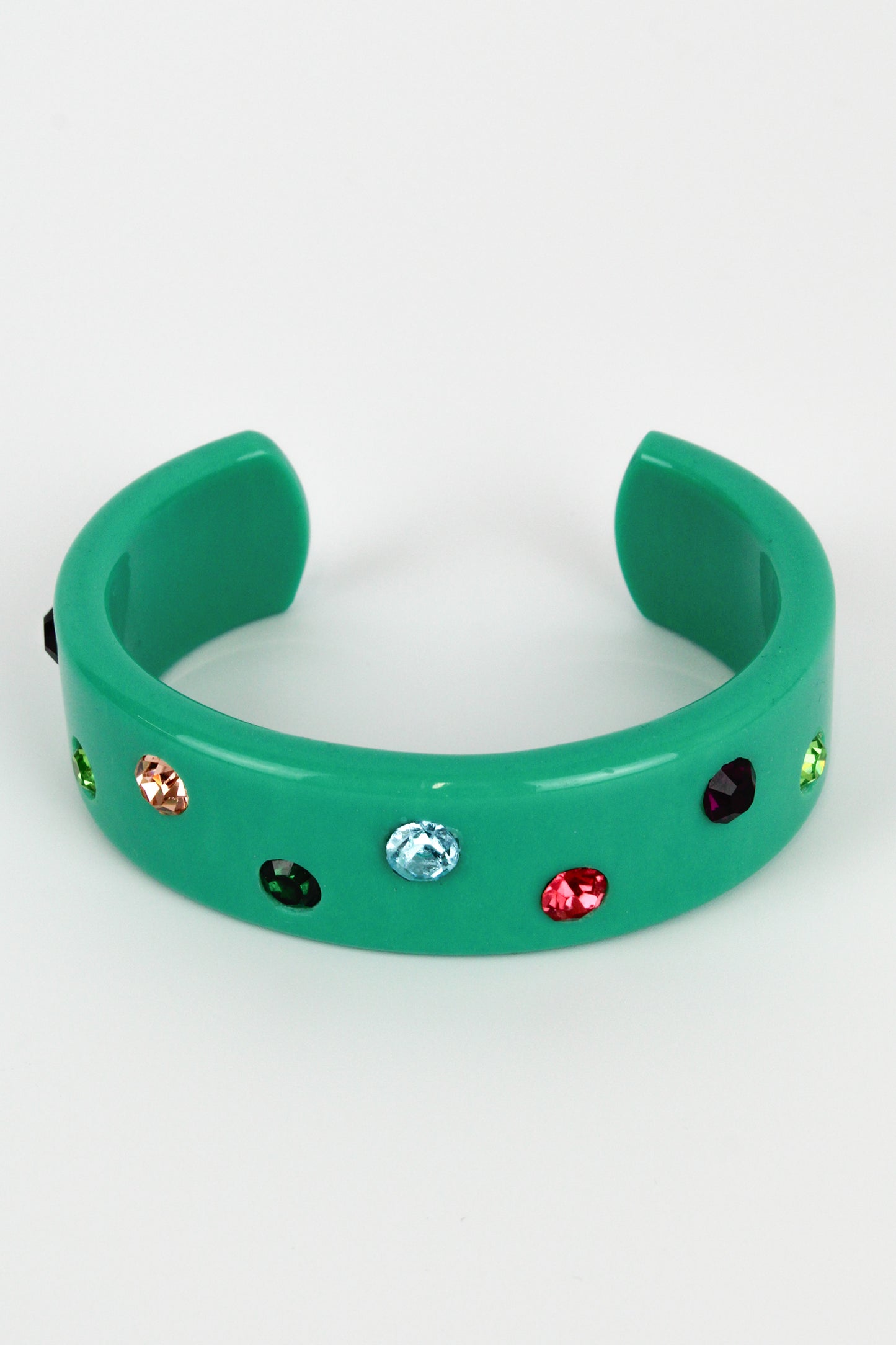 TURQUOISE CHUNKY GEM BANGLE (7873276182744)