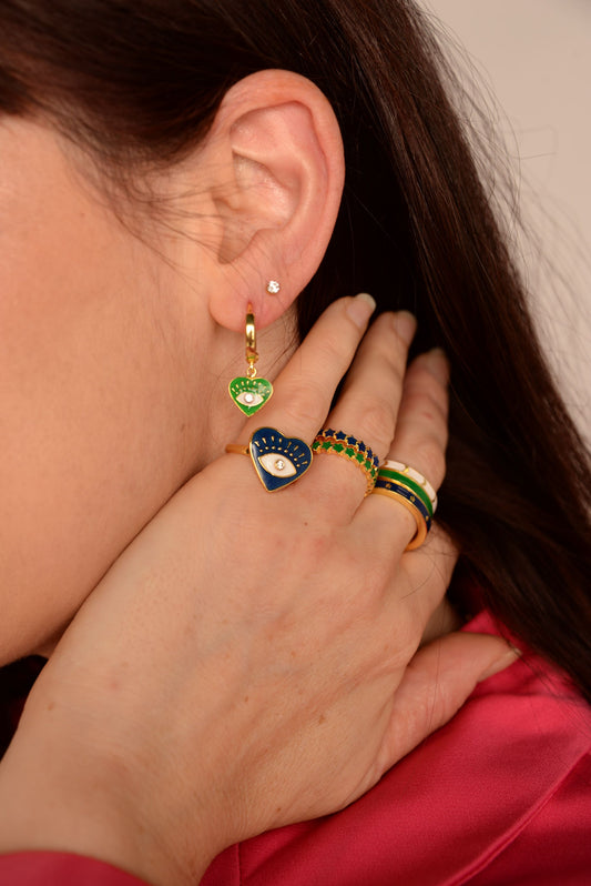 *PREORDER* ENAMEL STAR RINGS TWIN PACK (7575222157528)