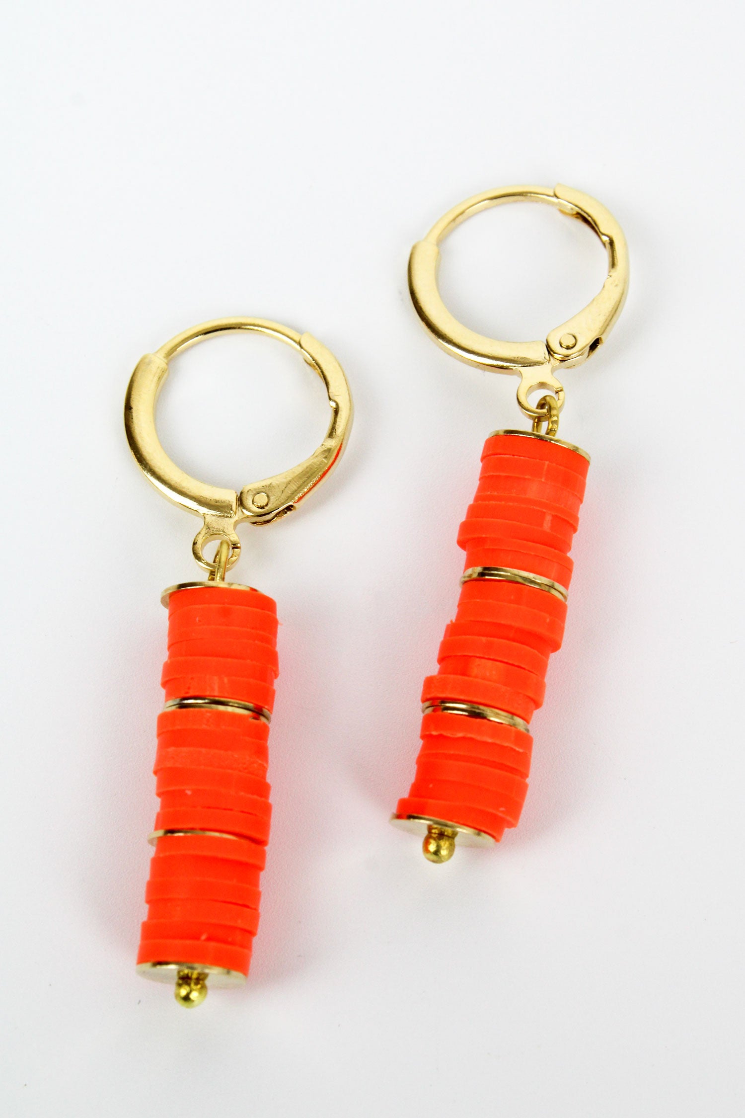 ORANGE BEAD COLUMN  DROP (7088319103163)