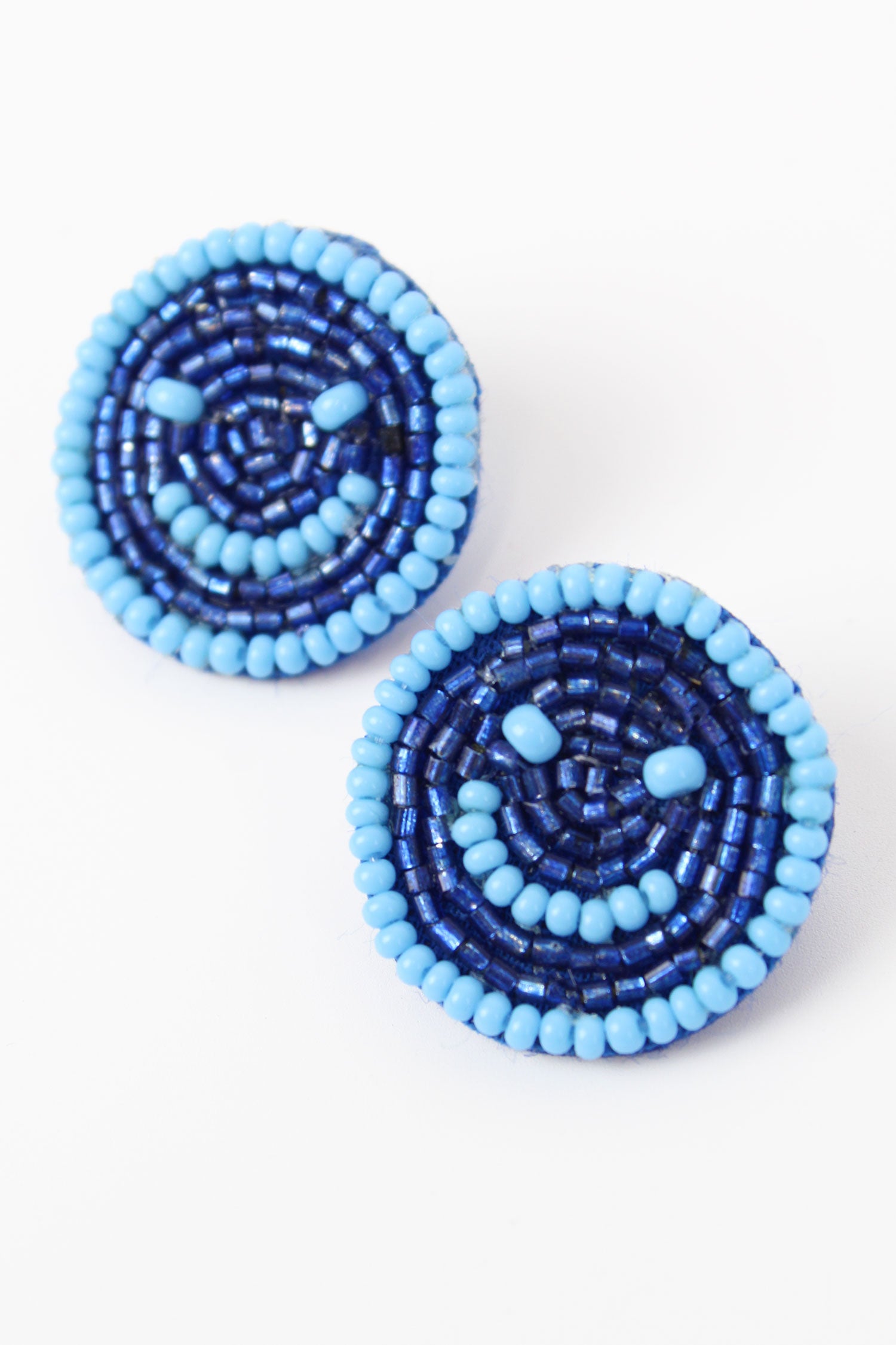 BLUE SMILEY STUD (7785925214424)