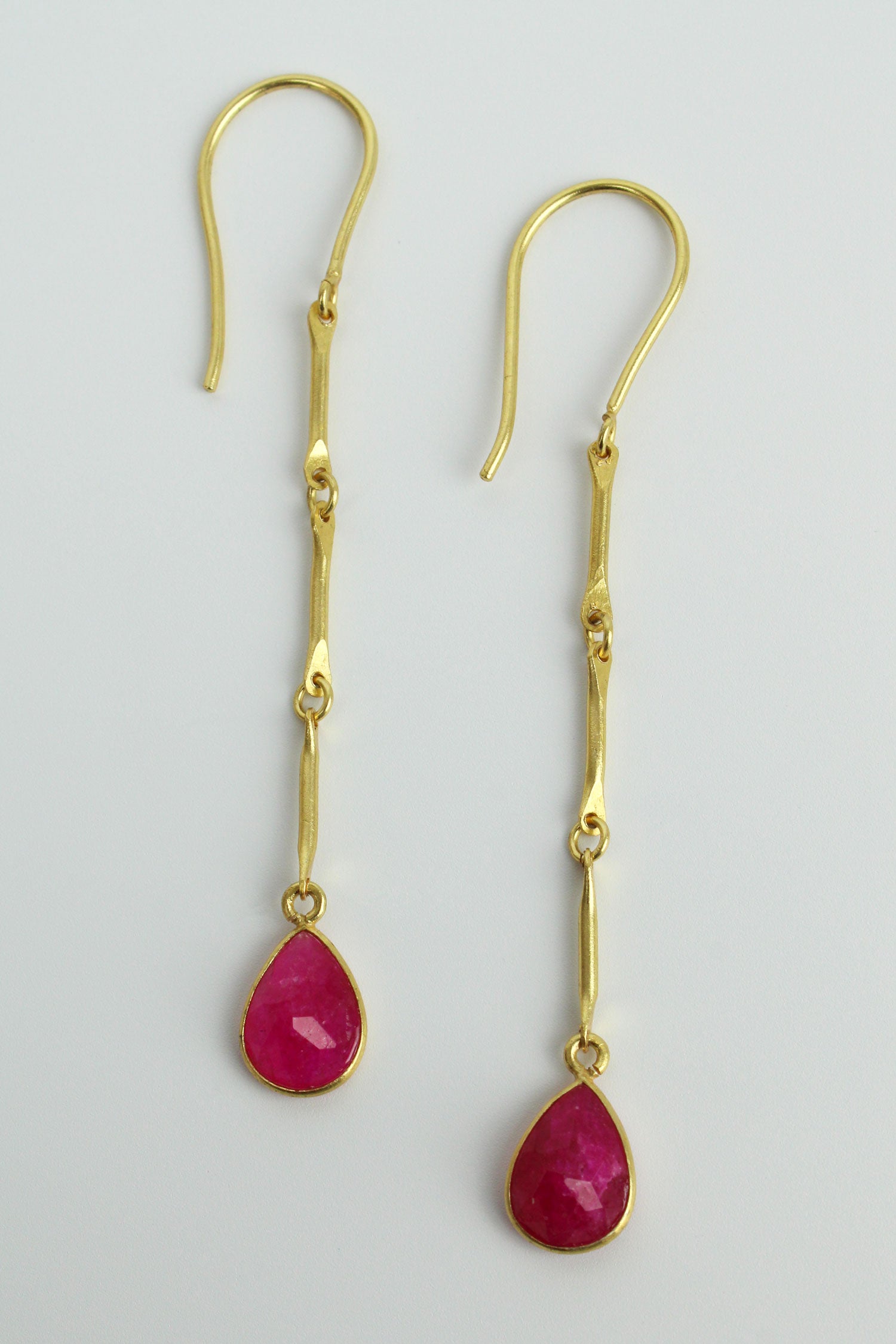 PINK QUARTZ LONG CHAIN DROP (7879493550296)