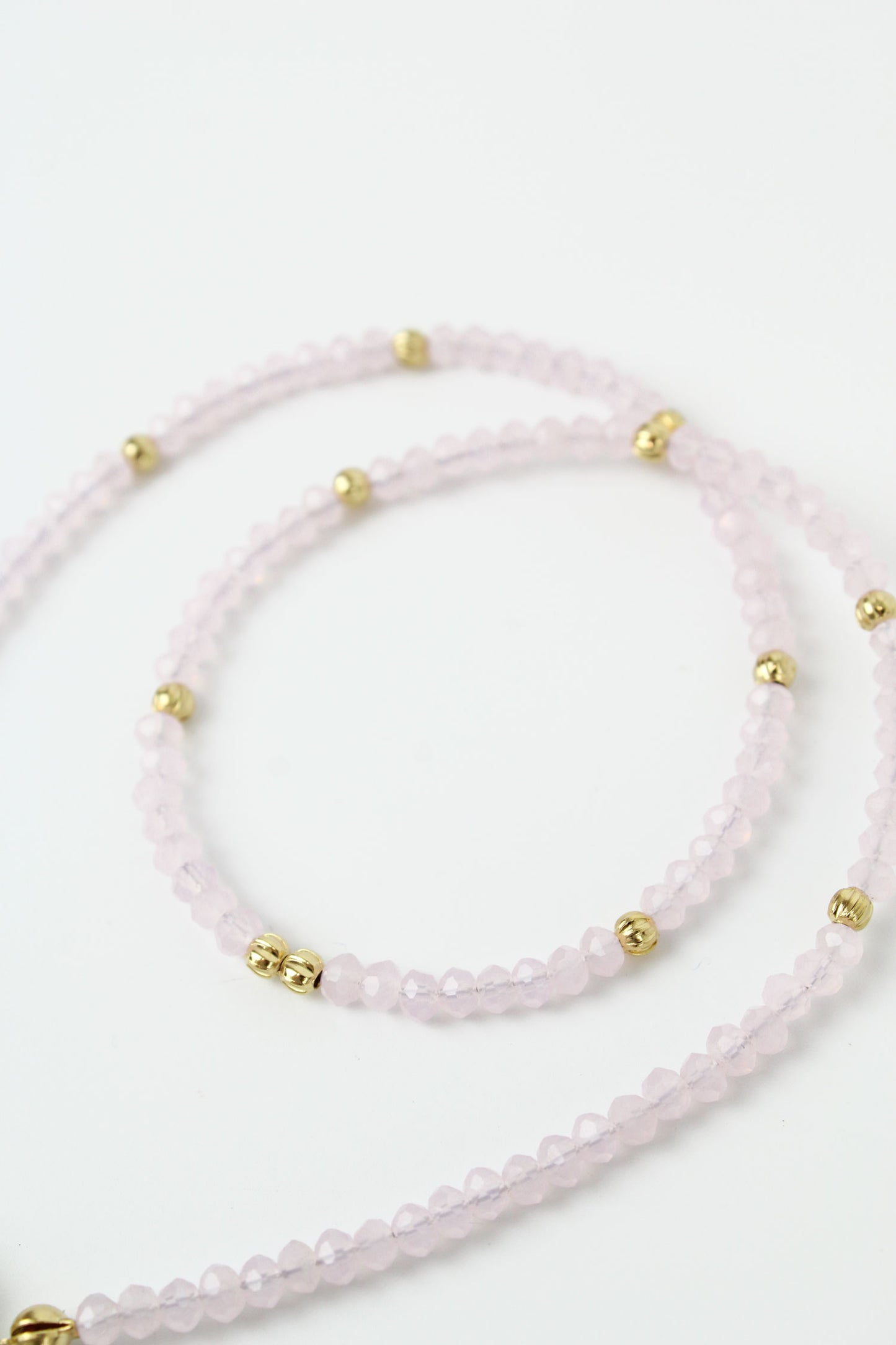 GOLD & FACET BEAD NECKLACE (6596364501179)