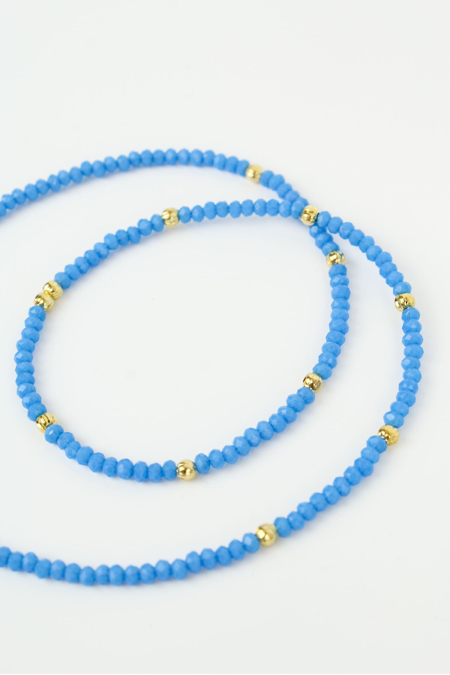 GOLD & FACET BEAD NECKLACE (6596364501179)