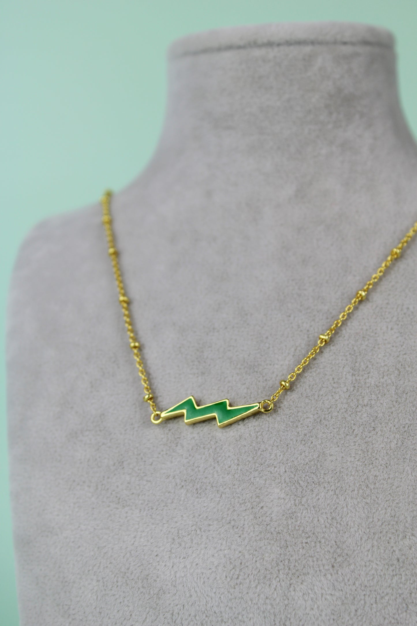 *PREORDER* ENAMEL LIGHTNING CHAIN (7574629023960)