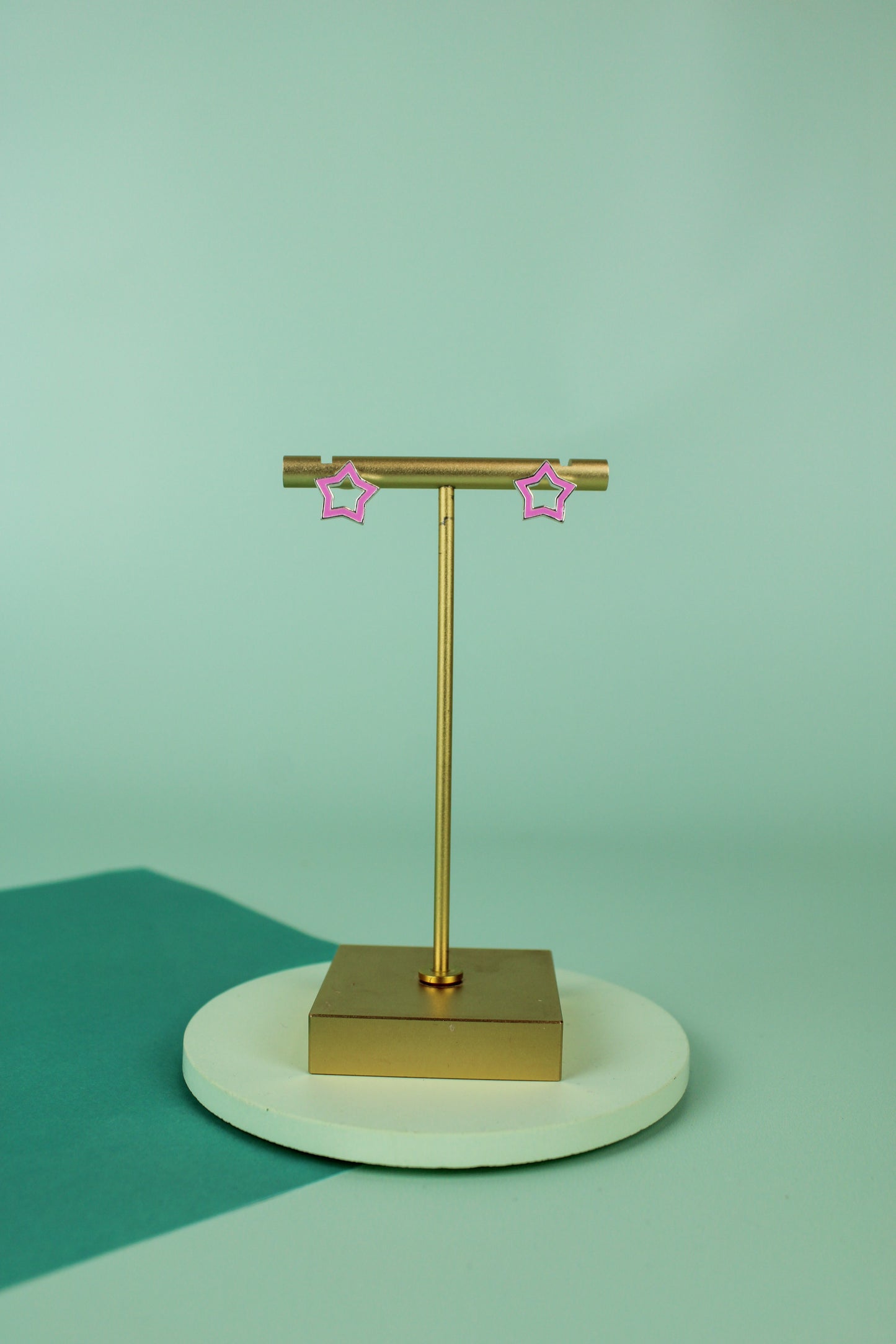 *PREORDER* ENAMEL & SILVER STAR STUD (7574599401688)
