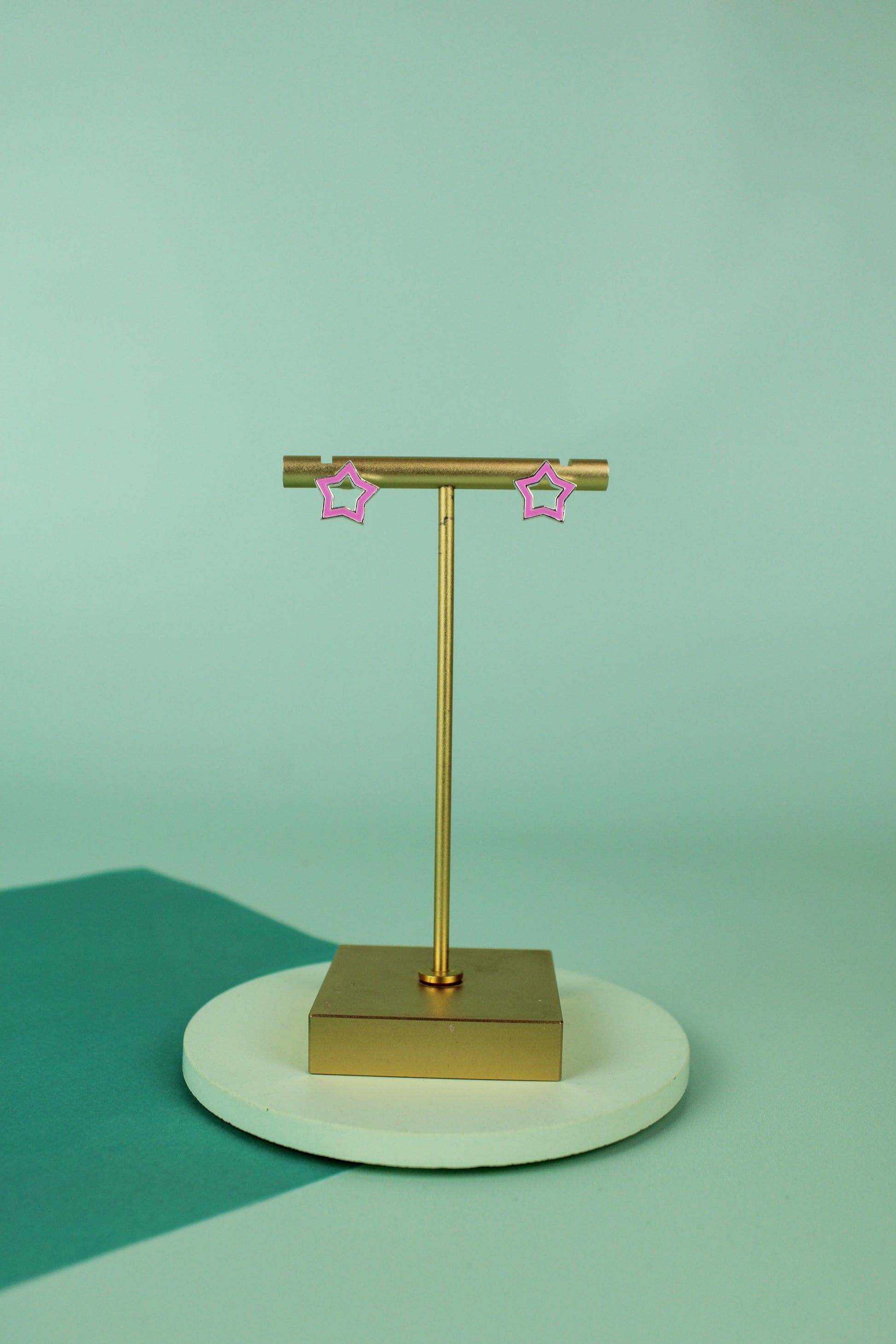 *PREORDER* ENAMEL & SILVER STAR STUD (7574599401688)