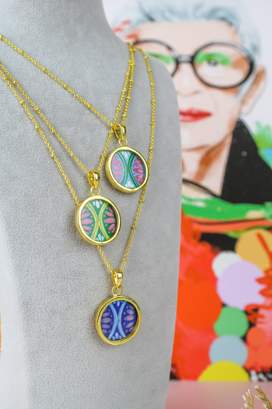 *PREORDER* HANPAINTED MIRRORED MEDALLION (7575175200984)