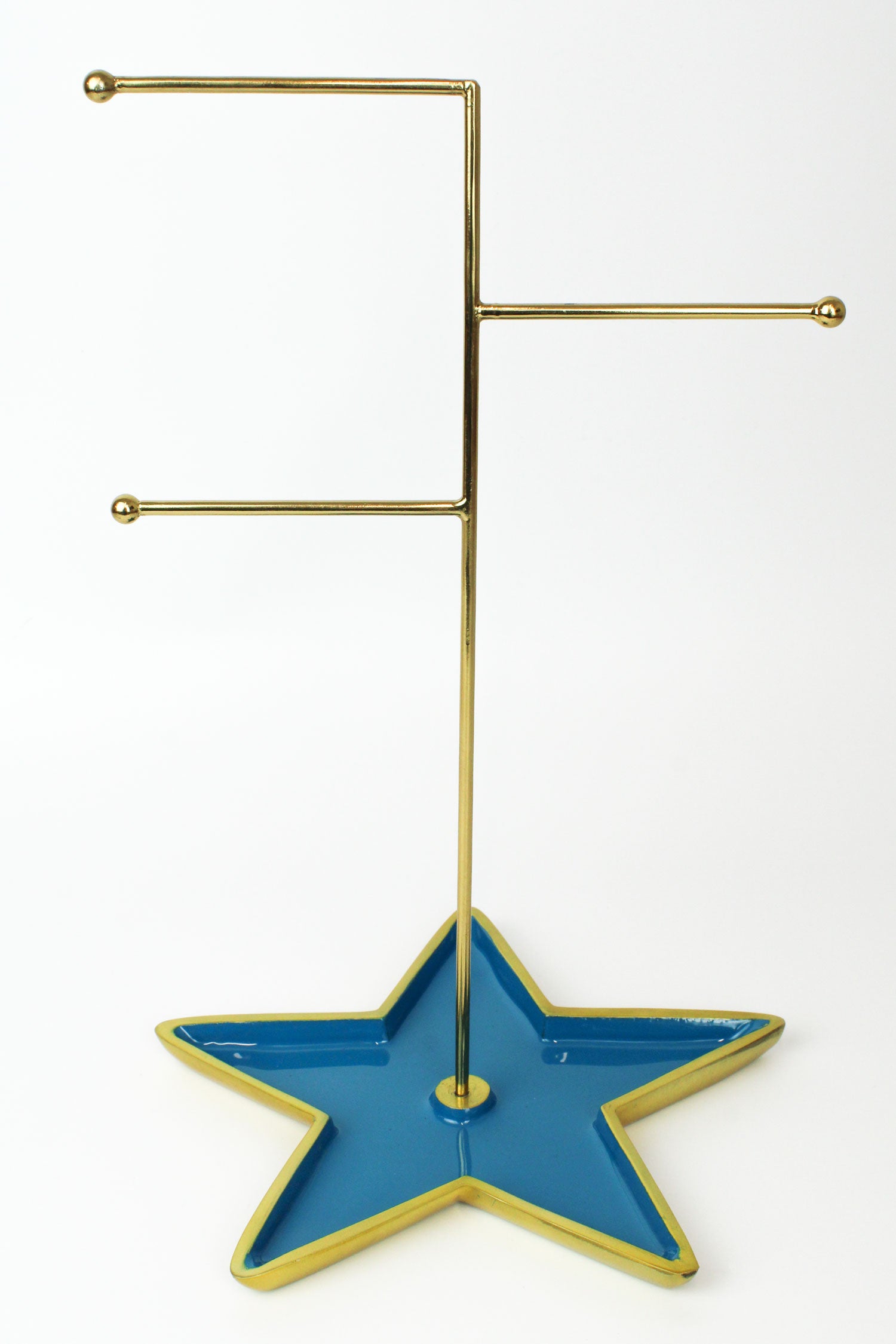 LARGE BLUE ENAMEL STAR JEWELLERY STAND (7908292100312)